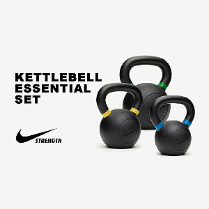Kit Nike Kettlebell Essential Set (26lb+35lb+53lb)