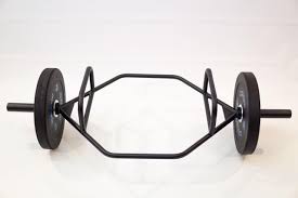 Barra Hexagonal Cor Preto com mangas Olímpicas