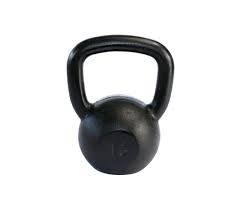 Kettlebell Modelo Iron Cast - Cor Preto - Vários Pesos