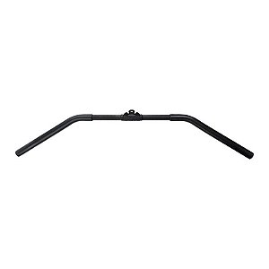 Puxador Preto Pulley Frente Curvo 1,2 mt com Manopla e Giro
