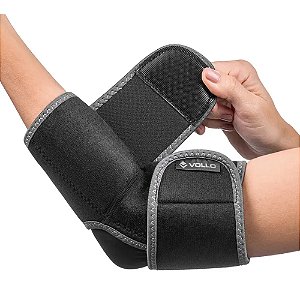 Cotoveleira de Compressão Ajustável em Neoprene Vollo