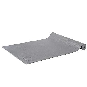 Tapete para Yoga Vollo com Alça para Transporte 4mm Cinza