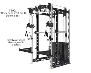 Power Rack TTFlex 3 em 1 com Smith