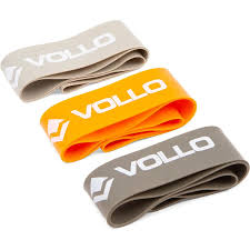 Kit 3 Faixas Elásticas Mini Bands Vollo