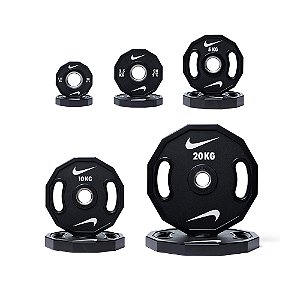 Anilha Olímpica Nike Pro Urethane com Pegada Peso Kilos - vendido em pares