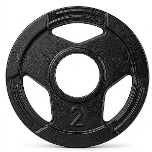 Anilha Olímpica Ferro 51mm Sport - 2kg - par