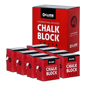 Gym Chalk (Magnésio) - Caixa com 8 Pacotes de 56 gramas
