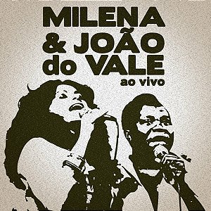 LP Milena, João Do Vale – Ao Vivo - Azul Translúcido