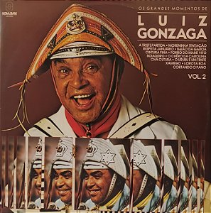 LP Luiz Gonzaga ‎– Os Grandes Momentos De Luiz Gonzaga - Vol. 2