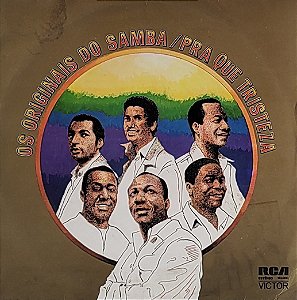 LP Os Originais Do Samba ‎– Pra Que Tristeza