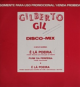 LP Gilberto Gil ‎– É Lá Poeira / Punk Da Periferia