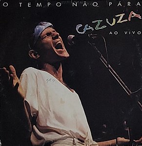 LP Cazuza ‎– O Tempo Não Pára - Cazuza Ao Vivo