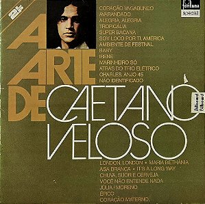 LP Caetano Veloso ‎– A Arte De Caetano Veloso - Duplo