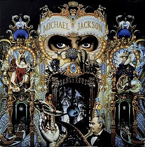 LP Michael Jackson ‎– Dangerous - Duplo - C/encartes