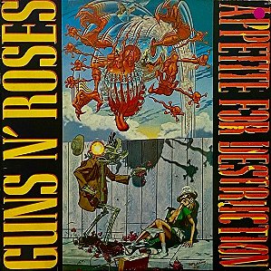 LP Guns N' Roses ‎– Appetite For Destruction