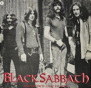 LP Black Sabbath – Recorded Live In 1978