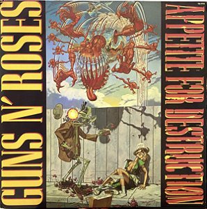 LP Guns N' Roses – Appetite For Destruction - Capa Censurada