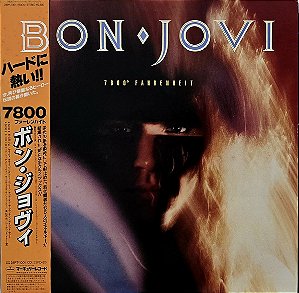 LP Bon Jovi – 7800° Fahrenheit - 1985 - Japão