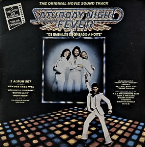 LP Saturday Night Fever (The Original Movie Sound Track) = Os Embalos De Sábado À Noite (Trilha Sonora Original Do Filme Da Paramount Pictures)