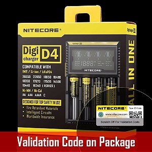Carregador Nitecore D4