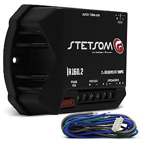 Módulo Amplificador Potência Stetsom Iron Line IR160.2 160W RMS 2 Canais 2 Ohms Digital