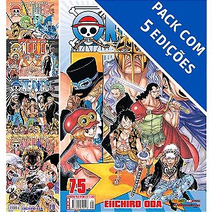 Pre Venda Pacote One Piece Vol 75 Ao 79 Reimpressao 22 Origami Importadora