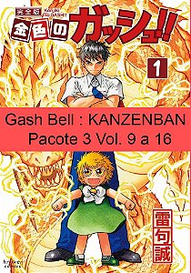 Gash Bell - Pacote 3 ( Vol. 09 ao 16 )