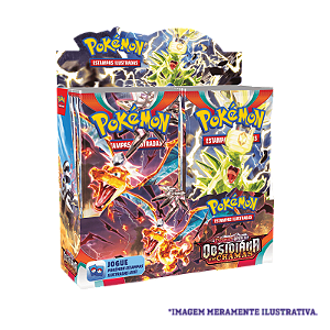 Pokémon Escarlate E Violeta 3 Obsidiana Em Chamas (box display)