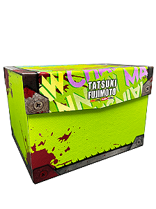 Caixa/box Chainsaw Man (vazio) + marca pág.