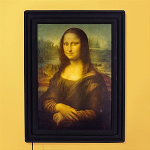 Quadro Iluminado - Mona Lisa