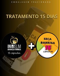 COMBO INIBI SLIM + SECA BARRIGA ===> 15 DIAS USO