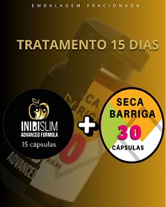 COMBO INIBI SLIM + SECA BARRIGA 15 DIAS USO