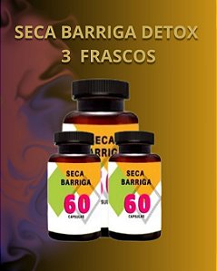 SECA BARRIGA DETOX 3 FRASCOS