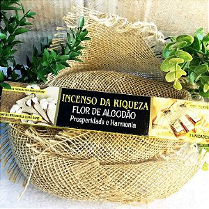 Incenso da Riqueza - Flor de Algodão