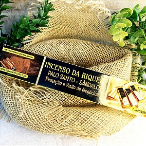 Incenso da Riqueza - Palo Santo + Sandalo