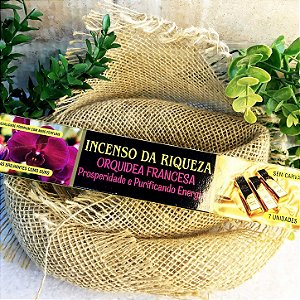 Incenso da Riqueza - Orquidea Francesa