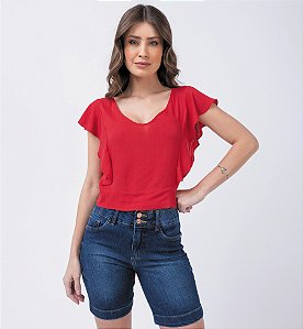 Bermuda Jeans Médio - Loopper K3063983