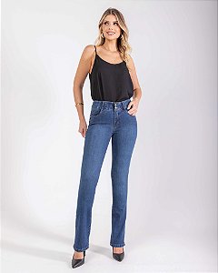 Calça Flare Jeans Escuro - Loopper - K31450112
