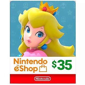Gift Card Nintendo eShop $35 Dólares