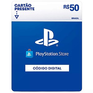 Gift Card Playstation Store Brasil R$50 reais