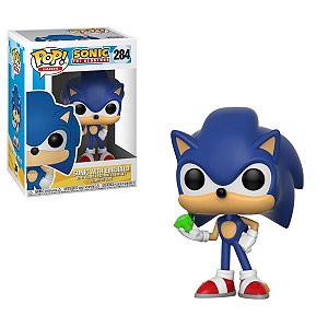 Funko Pop! Sonic With emerald - Sonic The Hedgehog - #284
