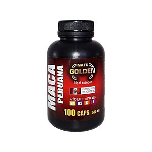 Maca Peruana - Natu Golden - 100 Cápsulas 500mg