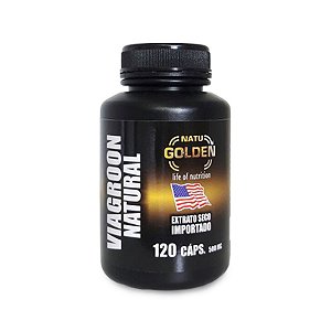 Viagroon Natural - Natu Golden - 120 Cápsulas 500mg