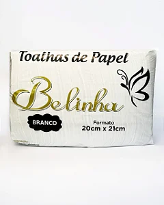 Papel toalha interfolha Luxo 20x21cm 5 pacotes
