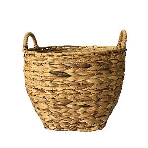 Cesto de Palha Natural com Alça