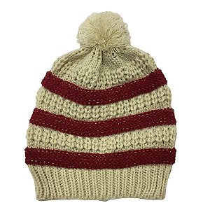 Touca de Lã com Pompom