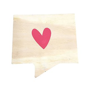 Tábua mini Like c/ Coração