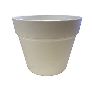 Vaso De Plástico Branco Liso 41413