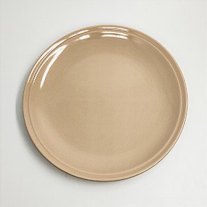 Prato Raso Rose c/ detalhe na borda