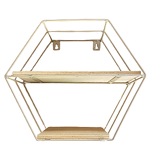 Prateleira Decorativa de Metal